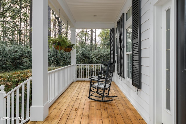 34 Osprey Cir, Okatie, SC 29909 - wooden deck with covered porch