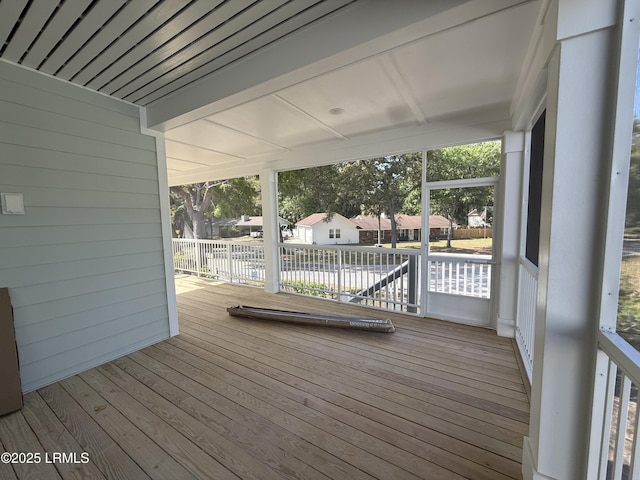 view of deck