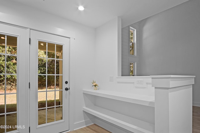 329 S St, Bluffton, SC 29910 - bathroom featuring wood-type flooring and a wealth of natural light