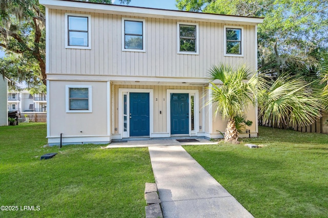 2304 Pine Ct S Unit 1, Beaufort, SC 29902 - view of front of home featuring a front yard