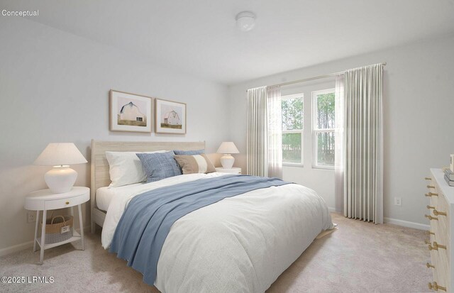 1114 Salty Hammock Ct, Beaufort, SC 29902 - bedroom with light colored carpet and baseboards
