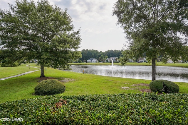 view of water feature