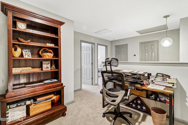 610 E Ave, Bluffton, SC 29910 - office space featuring light carpet, attic access, and baseboards