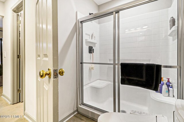 610 E Ave, Bluffton, SC 29910 - full bathroom featuring a stall shower