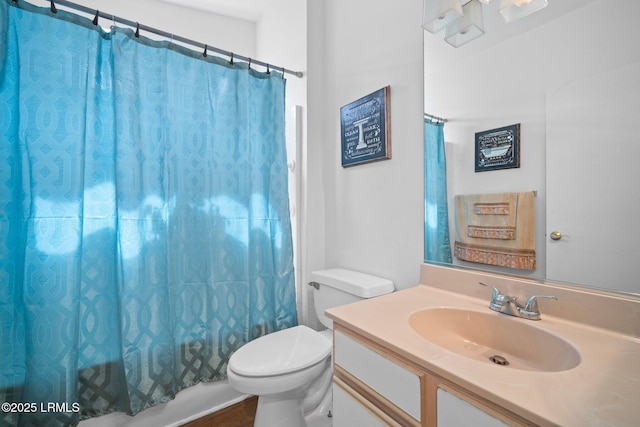 50 Padgett Dr, Bluffton, SC 29909 - full bath with toilet, vanity, and shower / bath combo with shower curtain