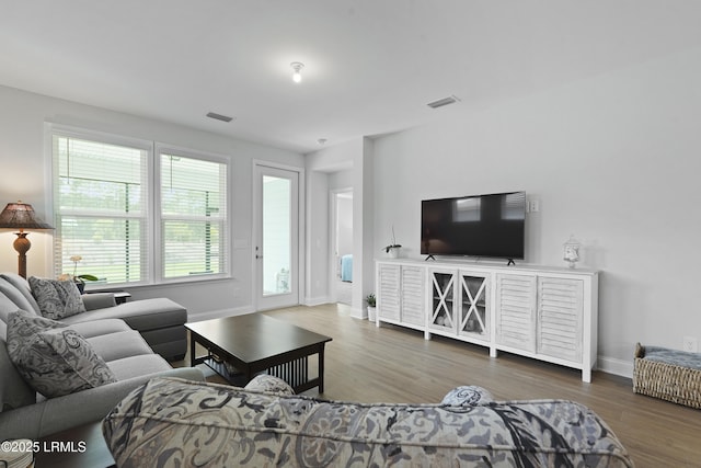 821 Aurora Way, Bluffton, SC 29909 - living room with wood finished floors and baseboards