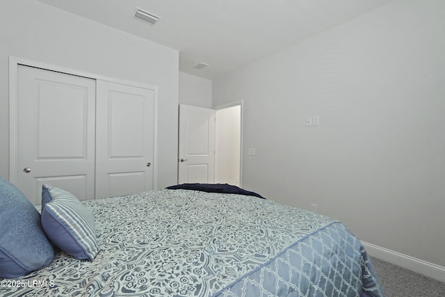 821 Aurora Way, Bluffton, SC 29909 - bedroom with carpet, a closet, and baseboards