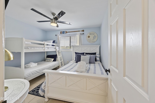 663 William Hilton Pkwy Unit 3410, Hilton Head Island, SC 29928 - tiled bedroom with ceiling fan