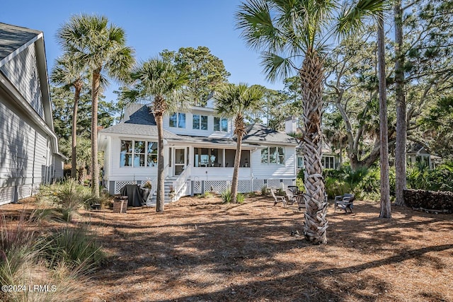 view of back of property