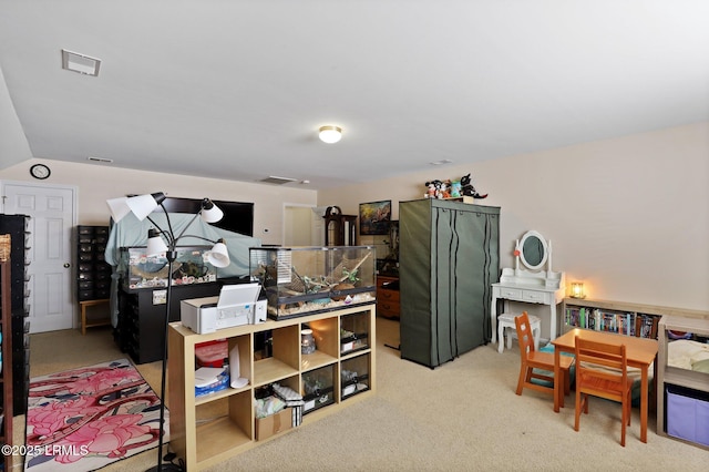 interior space featuring visible vents
