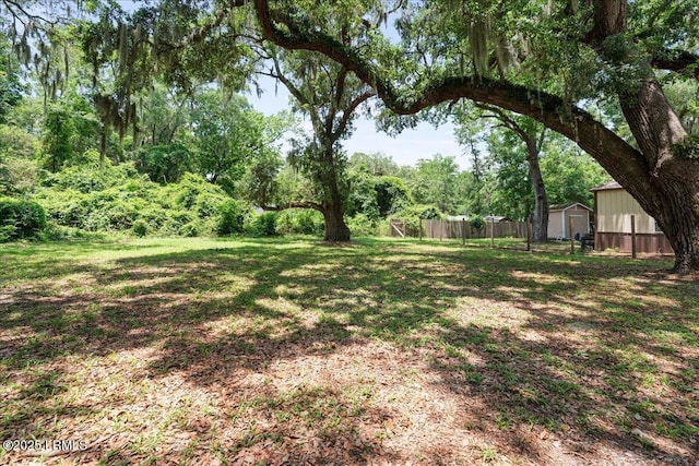 1807 Battery Park Dr, Port Royal, SC 29935 - view of yard featuring a storage shed