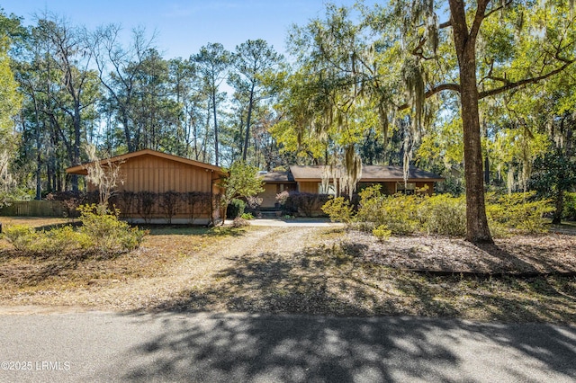 view of ranch-style home