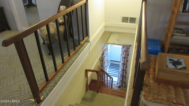 view of staircase