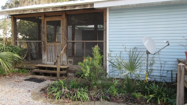 view of entrance to property