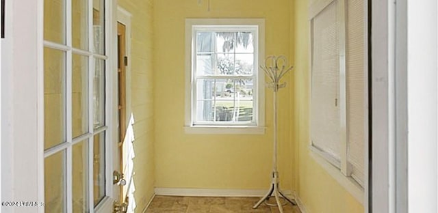 entryway featuring a wealth of natural light