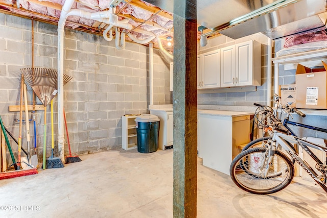 11 Compass Pt Unit 11B, Hilton Head Island, SC 29928 - unfinished below grade area with concrete block wall