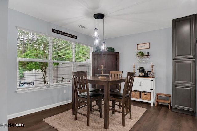 50 Lake Linden Ln Unit 50, Bluffton, SC 29910 - dining space featuring healthy amount of natural light, dark wood-style flooring, and baseboards