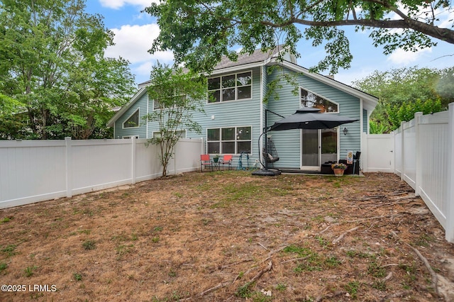 50 Lake Linden Ln Unit 50, Bluffton, SC 29910 - back of property with a fenced backyard