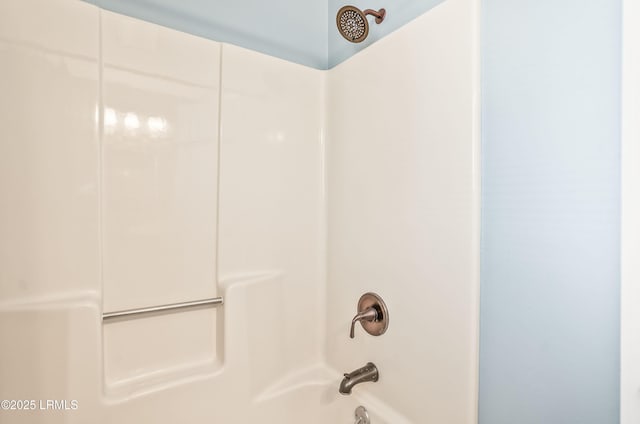 interior details with  shower combination