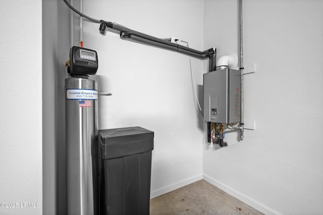 utilities with tankless water heater