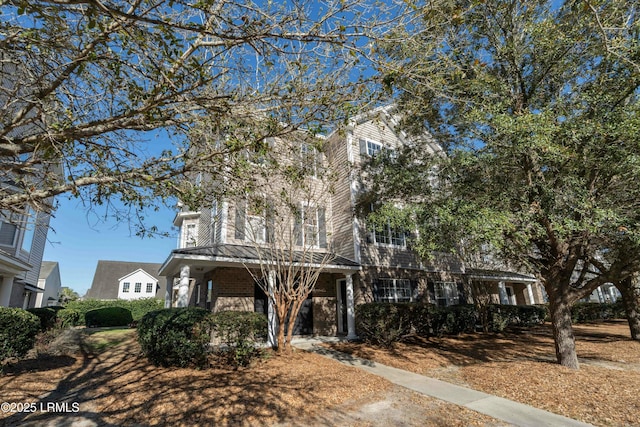 view of shingle-style home