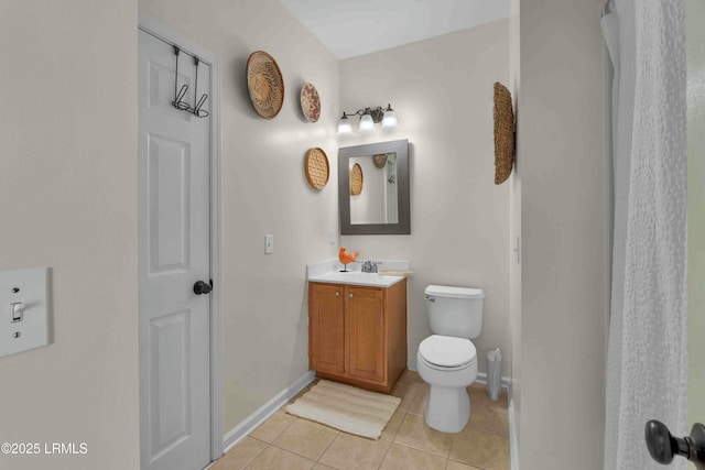 2176 Blakers Blvd, Okatie, SC 29909 - full bath with baseboards, vanity, toilet, and tile patterned floors