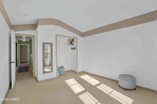 2176 Blakers Blvd, Okatie, SC 29909 - carpeted empty room featuring baseboards and vaulted ceiling