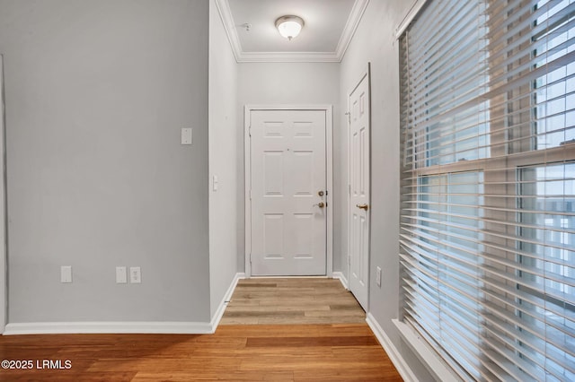 380 Marshland Rd Unit E26, Hilton Head Island, SC 29926 - doorway to outside featuring ornamental molding and light wood finished floors