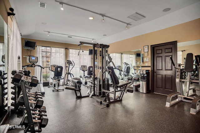 380 Marshland Rd Unit E26, Hilton Head Island, SC 29926 - gym with track lighting
