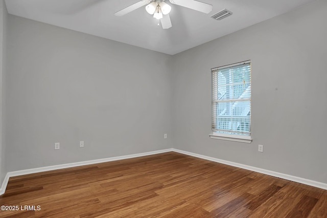 380 Marshland Rd Unit E26, Hilton Head Island, SC 29926 - unfurnished room featuring ceiling fan and wood finished floors