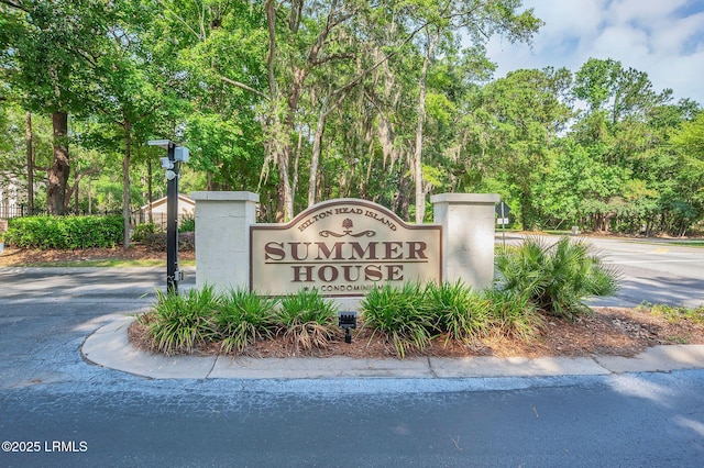 380 Marshland Rd Unit E26, Hilton Head Island, SC 29926 - community sign featuring view of wooded area