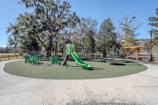 900 Brotherhood Rd Unit J6, Beaufort, SC 29902 - community jungle gym with fence