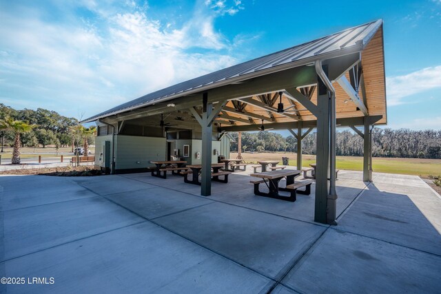 900 Brotherhood Rd Unit J6, Beaufort, SC 29902 - view of community featuring a patio and an outdoor hangout area