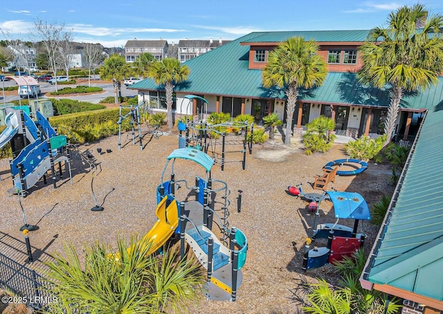view of communal playground