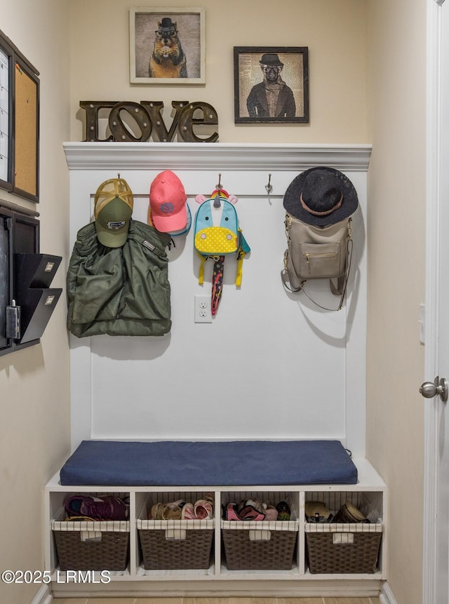 view of mudroom