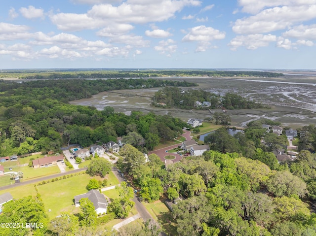 35 Sommer Lake Dr, Beaufort, SC 29902 - aerial view with a water view and a forest view