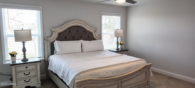 1272 Windswept Oak Ln, Beaufort, SC 29902 - carpeted bedroom with ceiling fan