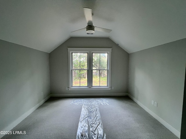 14 Heron Pt, Okatie, SC 29909 - bonus room featuring carpet, ceiling fan, and lofted ceiling
