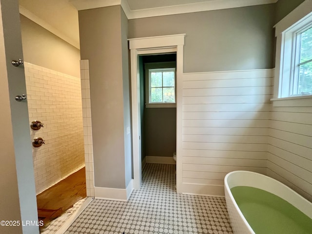 14 Heron Pt, Okatie, SC 29909 - full bathroom featuring a freestanding tub, plenty of natural light, and tile patterned floors