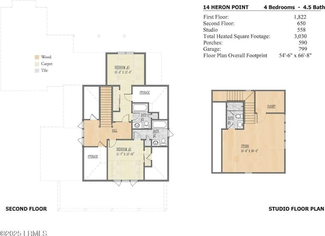 14 Heron Pt, Okatie, SC 29909 - view of home floor plan