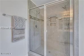 bathroom with walk in shower