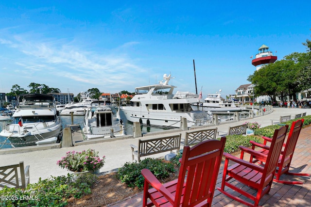 19 Stoney Creek Rd Unit 296, Hilton Head Island, SC 29928 - dock featuring a water view