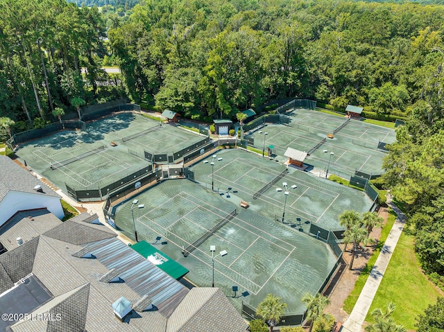 45 Manchester Ct, Bluffton, SC 29910 - bird's eye view of a heavily wooded area