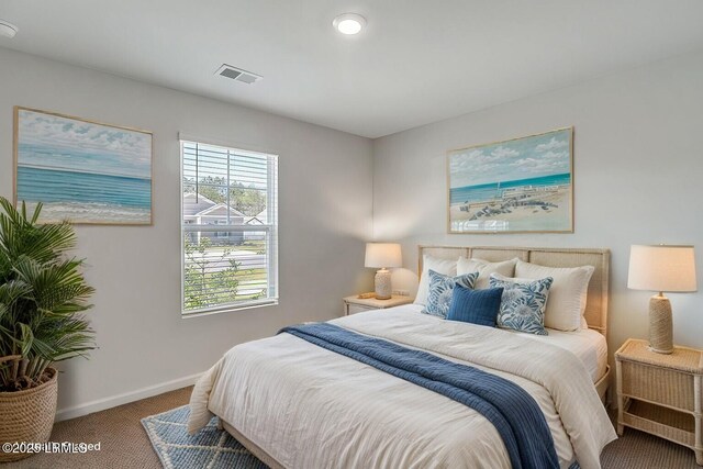 580 Rudy Dr, Hardeeville, SC 29927 - bedroom with baseboards, visible vents, and carpet