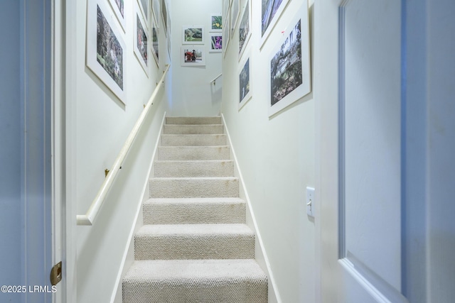 view of staircase