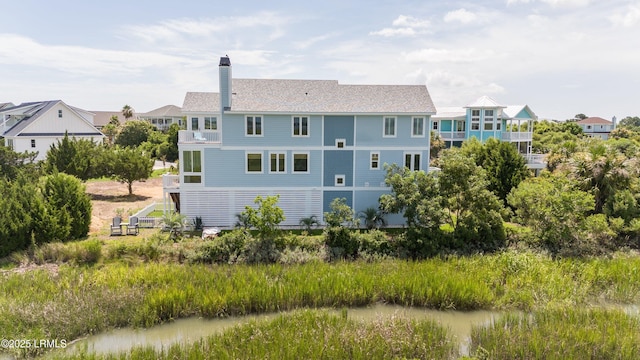 18 Sand Dollar Ct, Harbor Island, SC 29920 - back of property with a water view