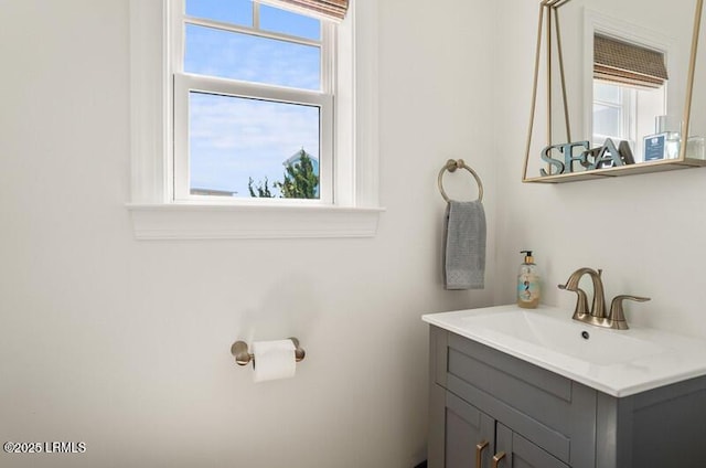 18 Sand Dollar Ct, Harbor Island, SC 29920 - bathroom with vanity and plenty of natural light