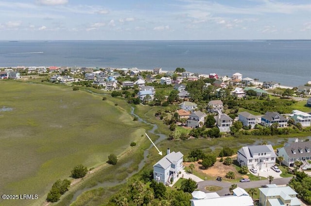 18 Sand Dollar Ct, Harbor Island, SC 29920 - birds eye view of property featuring a water view
