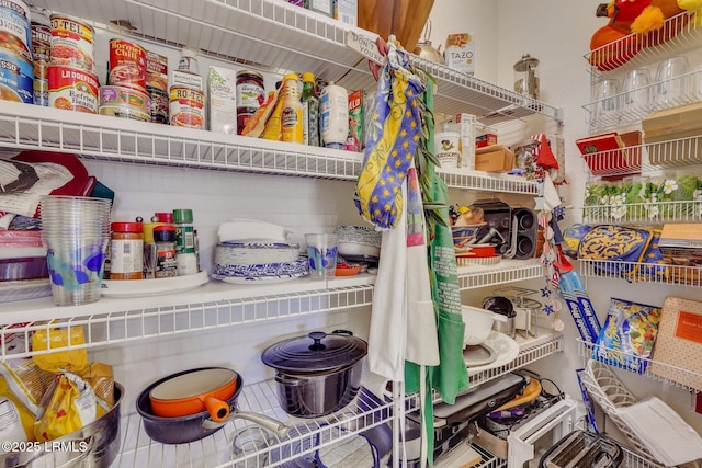 view of pantry