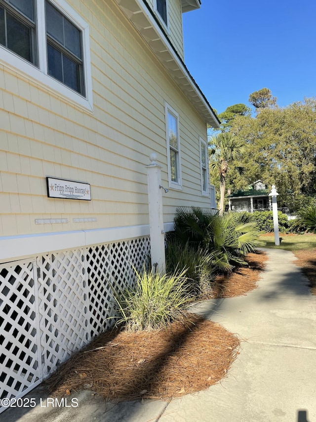 view of side of property